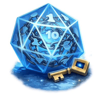 Cubeiterator Blue D20 Dice